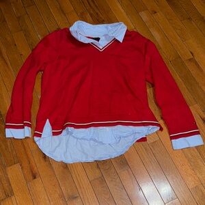 Red and White Tommy Shirt